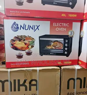 Nunix-Electric-Countertop-Oven-With-Rotisserie-40-Litres