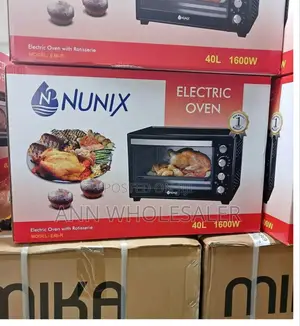 Nunix-4-Knob-Settings-40-Litres-Electric-Rotisserie-Oven