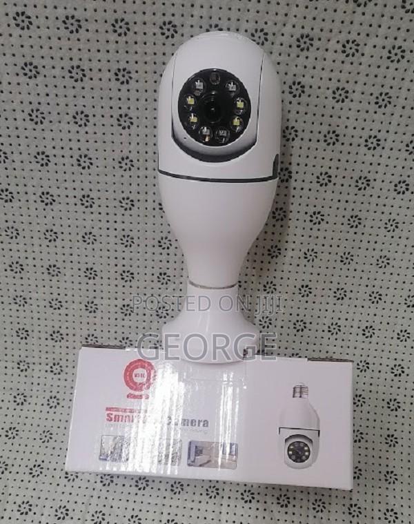 Live View IP Security Camera V380 LED Bulb PTZ Dual Camera - main view