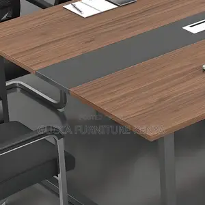 Office Tables:8-10 Seater Coffee Wood Office Boardroom Table