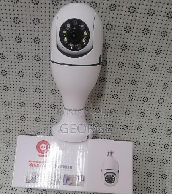 Single Lens V380 PTZ Bulb Ip Camera With Night- Vision