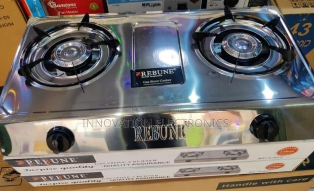Rebune 2 Burner Stainless Gas Stove Cooker