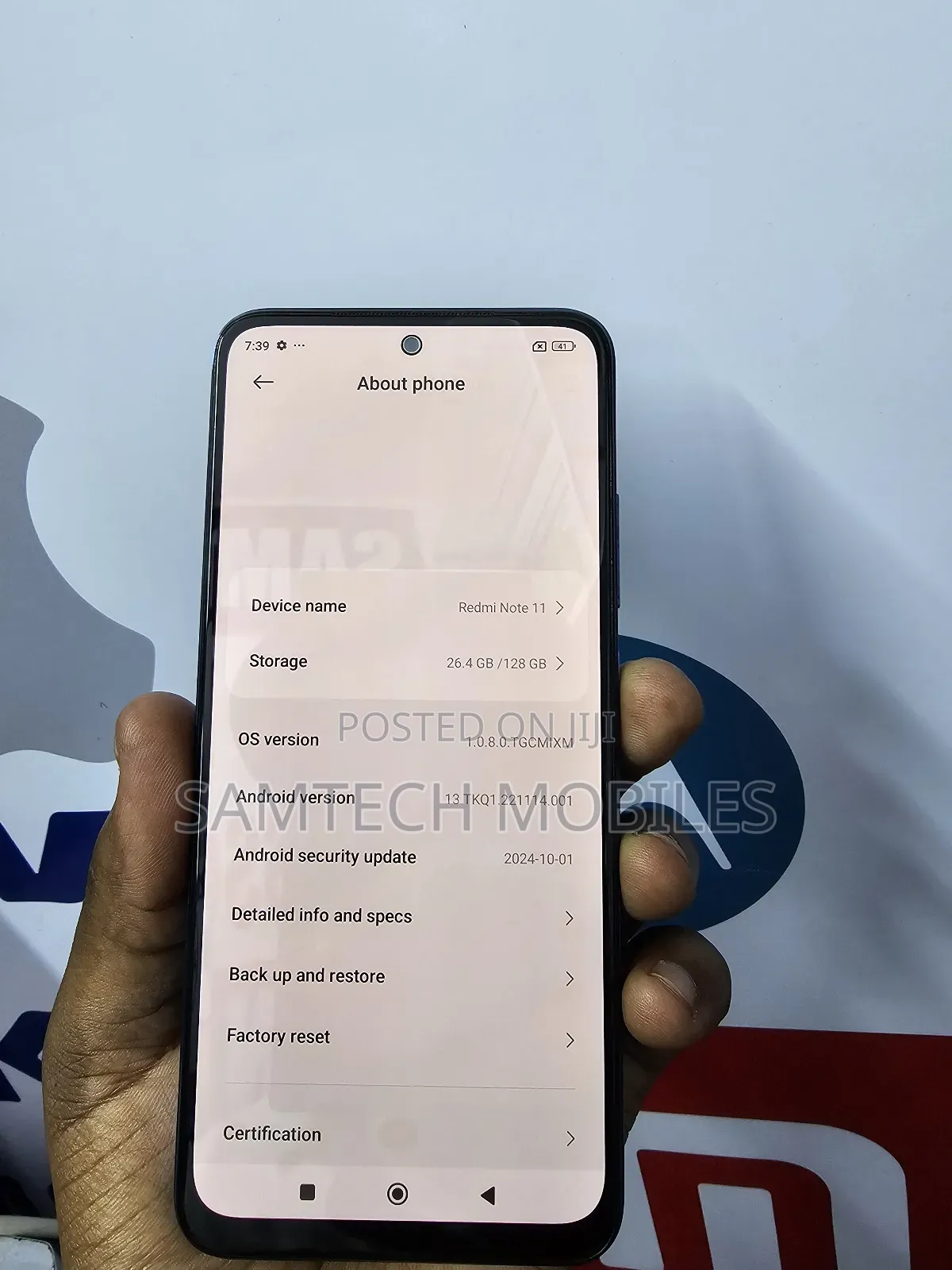 Xiaomi Redmi Note 11 128 GB Blue