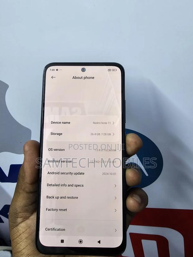 Xiaomi Redmi Note 11 128 GB Blue - thumbnail 5