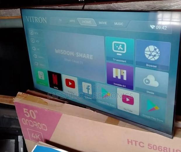 Vitron 50" Inch Smart Android Uhd Frameless Tv,Bluetooth - thumbnail 2