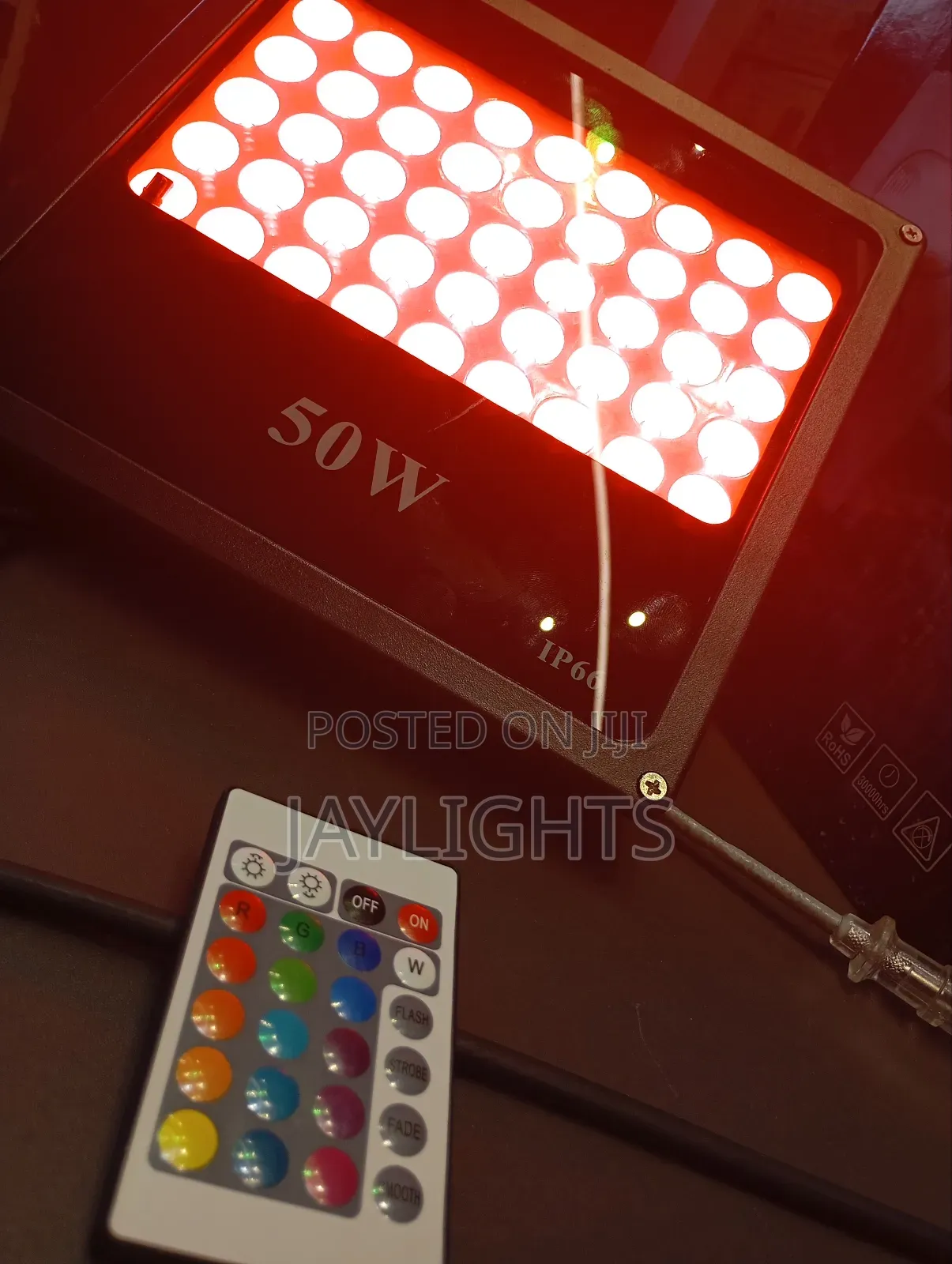 RGB Flood Lamps IP66 Waterproof 50W Indoor and Outdoor