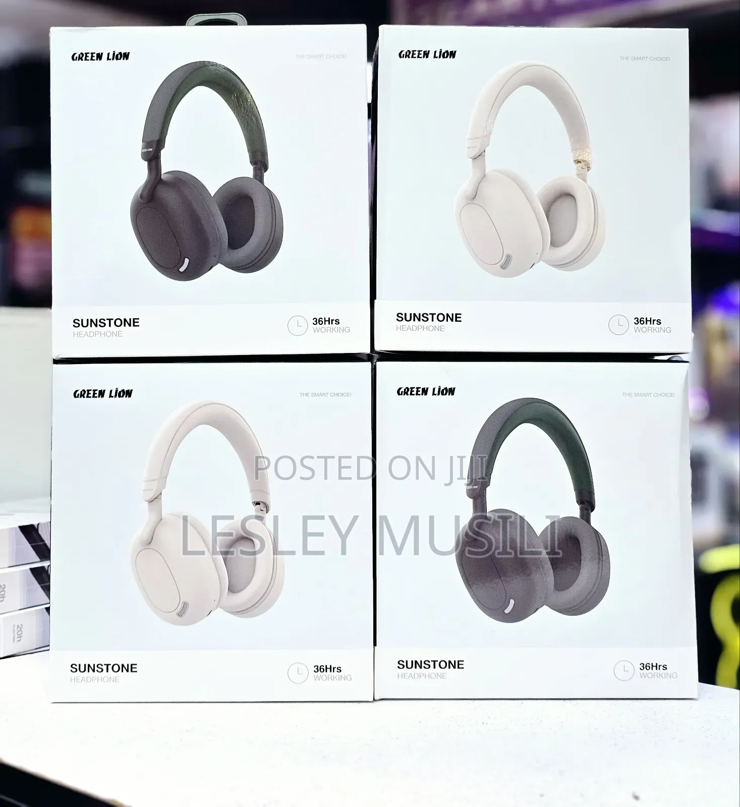 Green Lion Sunstone Headphone -Black