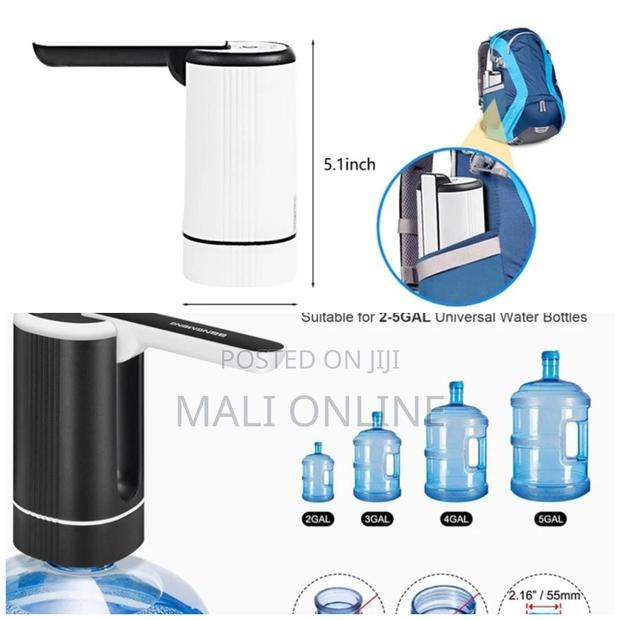 Portable Water Bottle Pump For Campingor Family And Office.