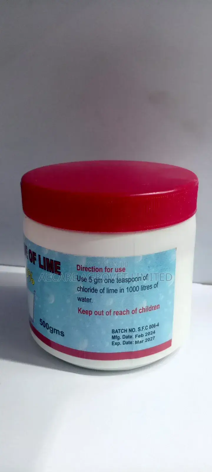 Chloride of Lime 250G, 500G and 1kg