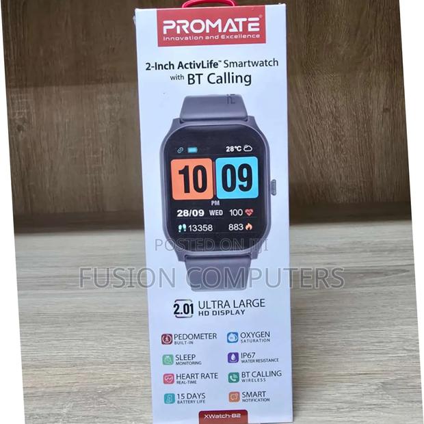 Promate Xwatch-B2 With 2.01-Inch Ultra Large Display - main view