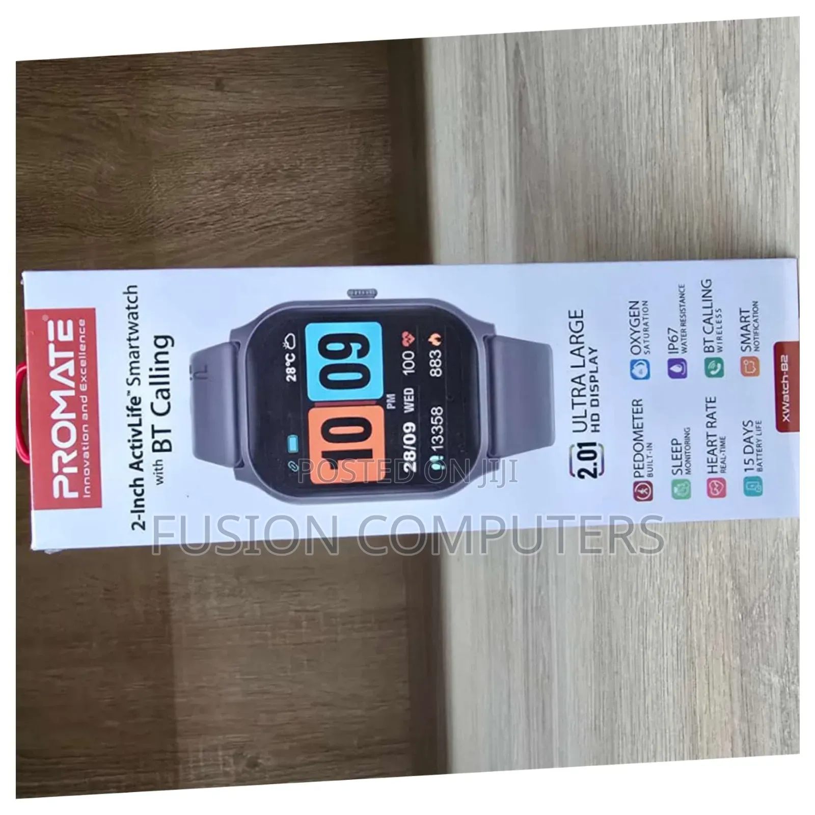 Promate Xwatch-B2 With 2.01-Inch Ultra Large Display