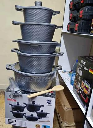 Bosc-Quality-Cookware-Set-With-Silicon-Lid-Covers - thumbnail 2