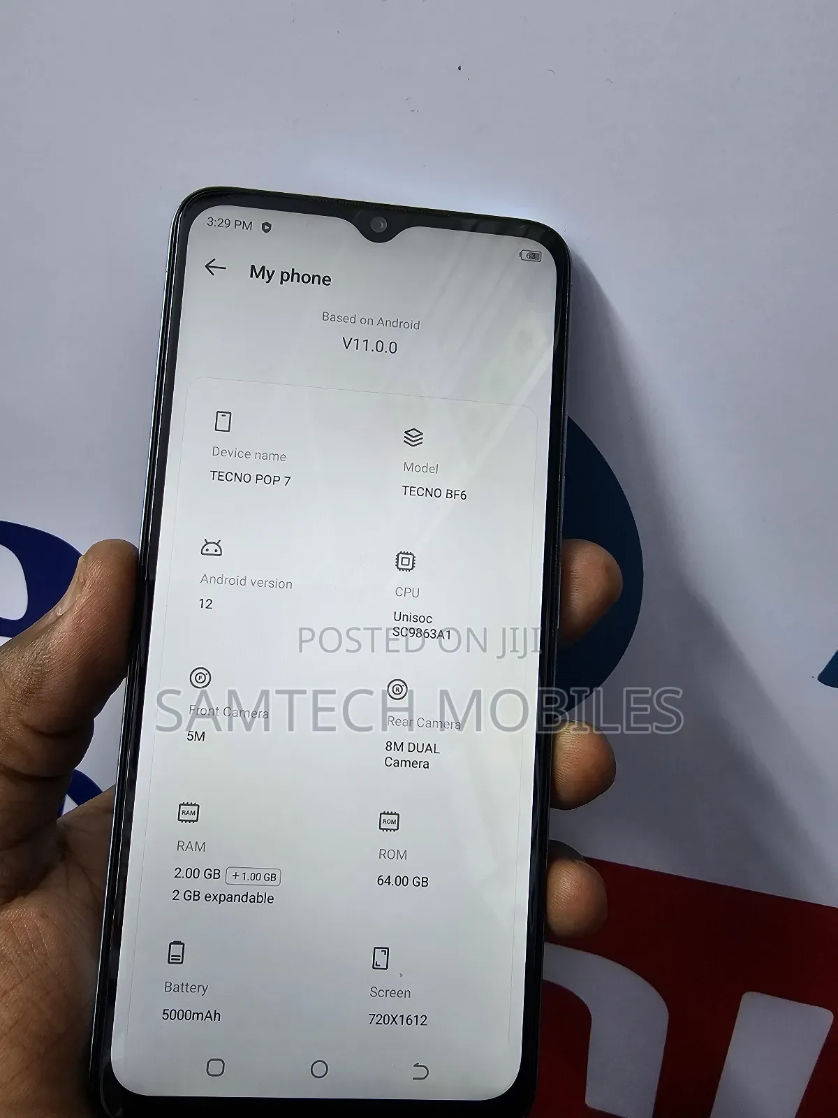 Tecno Pop 7 64 GB Blue