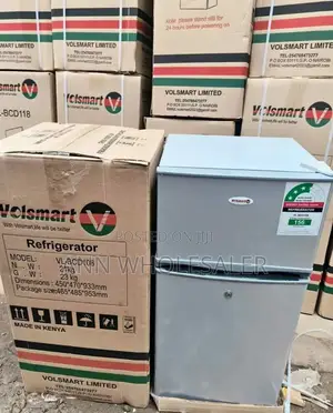Volsmart-108l-Double-Door-Vl-Bcd108-Top-Freezer-Refrigerator