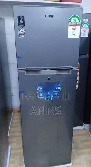 Mika 255L~ Non Frost Double Door Refrigerator-Grey