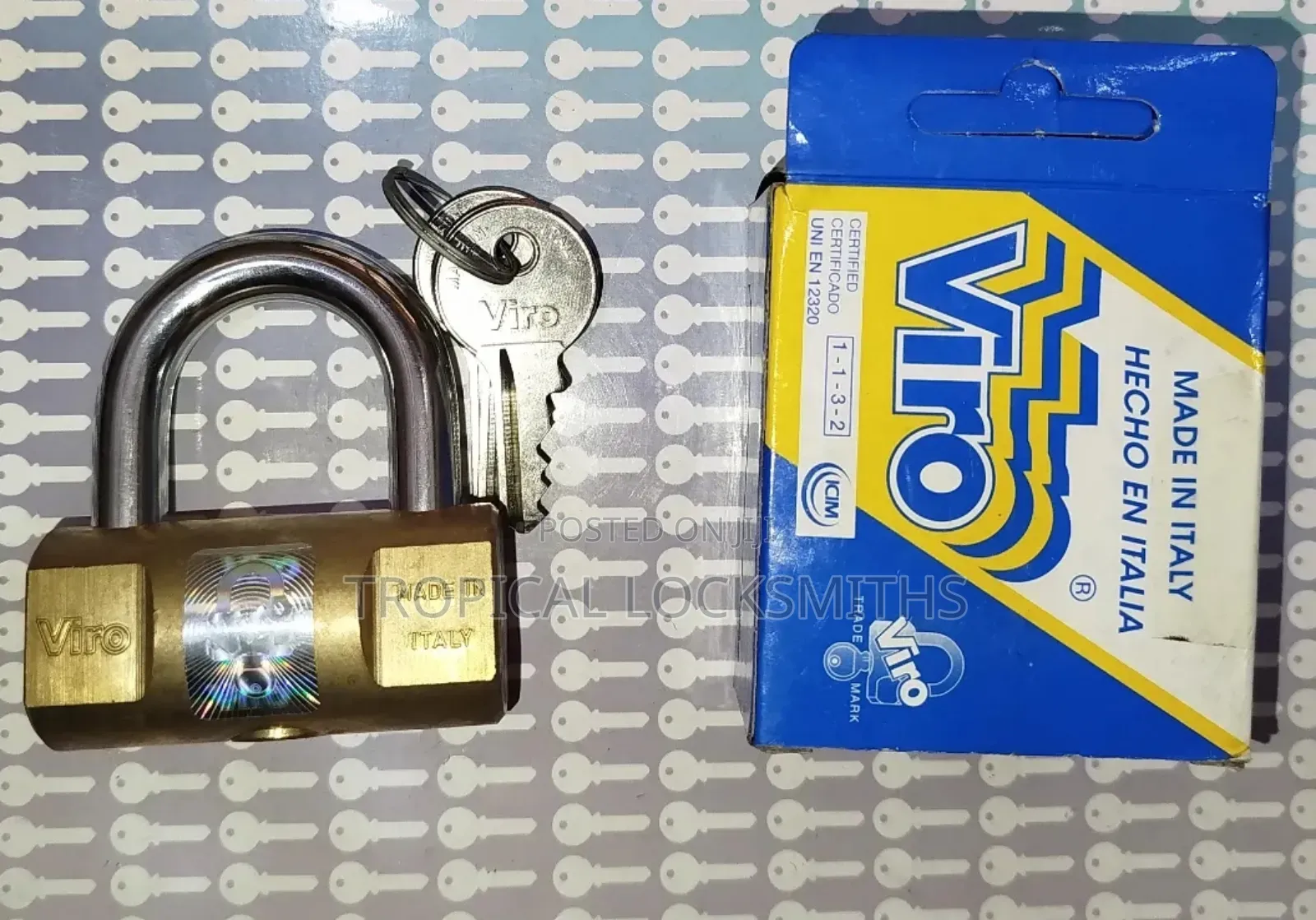 Viro Original Brass Padlock 104 (70mm)