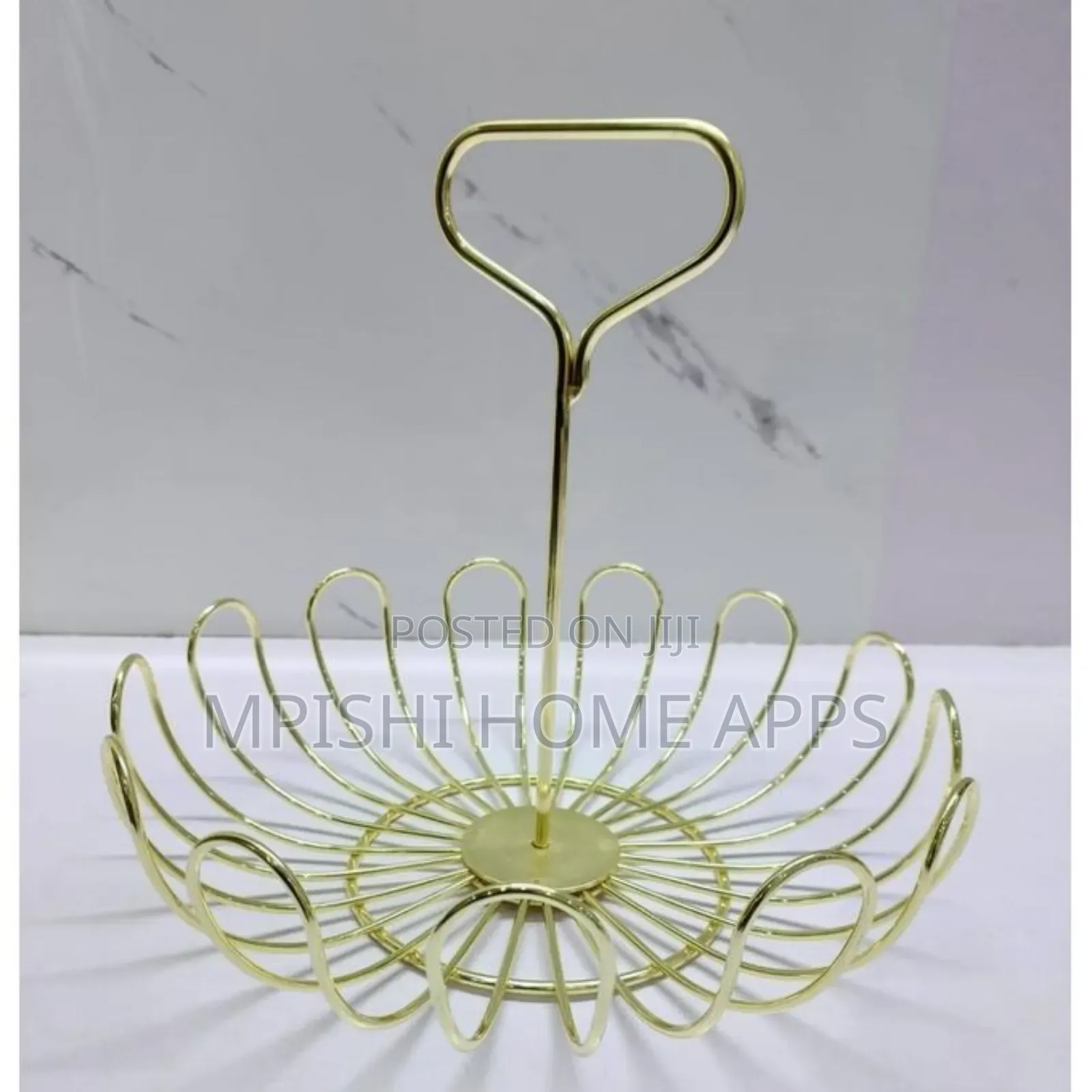 Detachable Metallic Mesh Fruits Basket