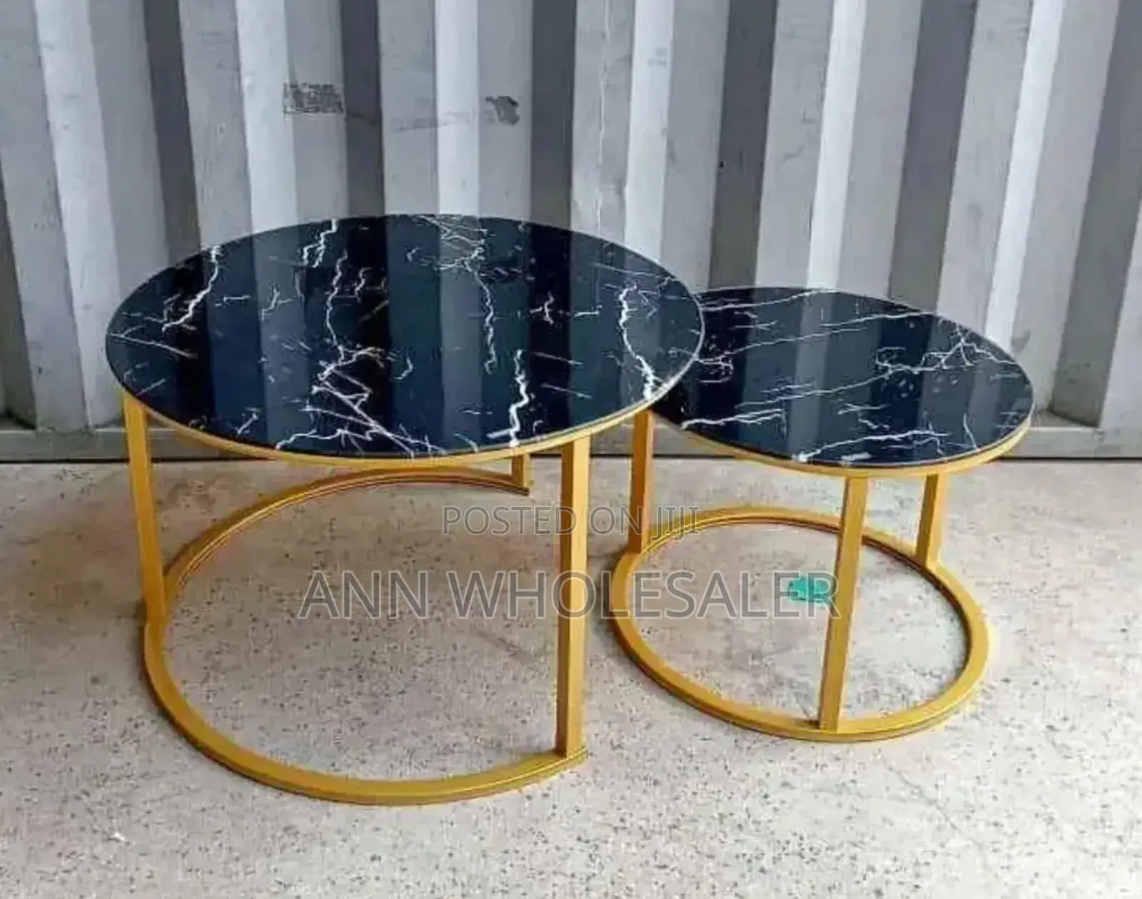 2-in-1-Glass-Nesting-Tables-Black-Marble-Coffee-Table