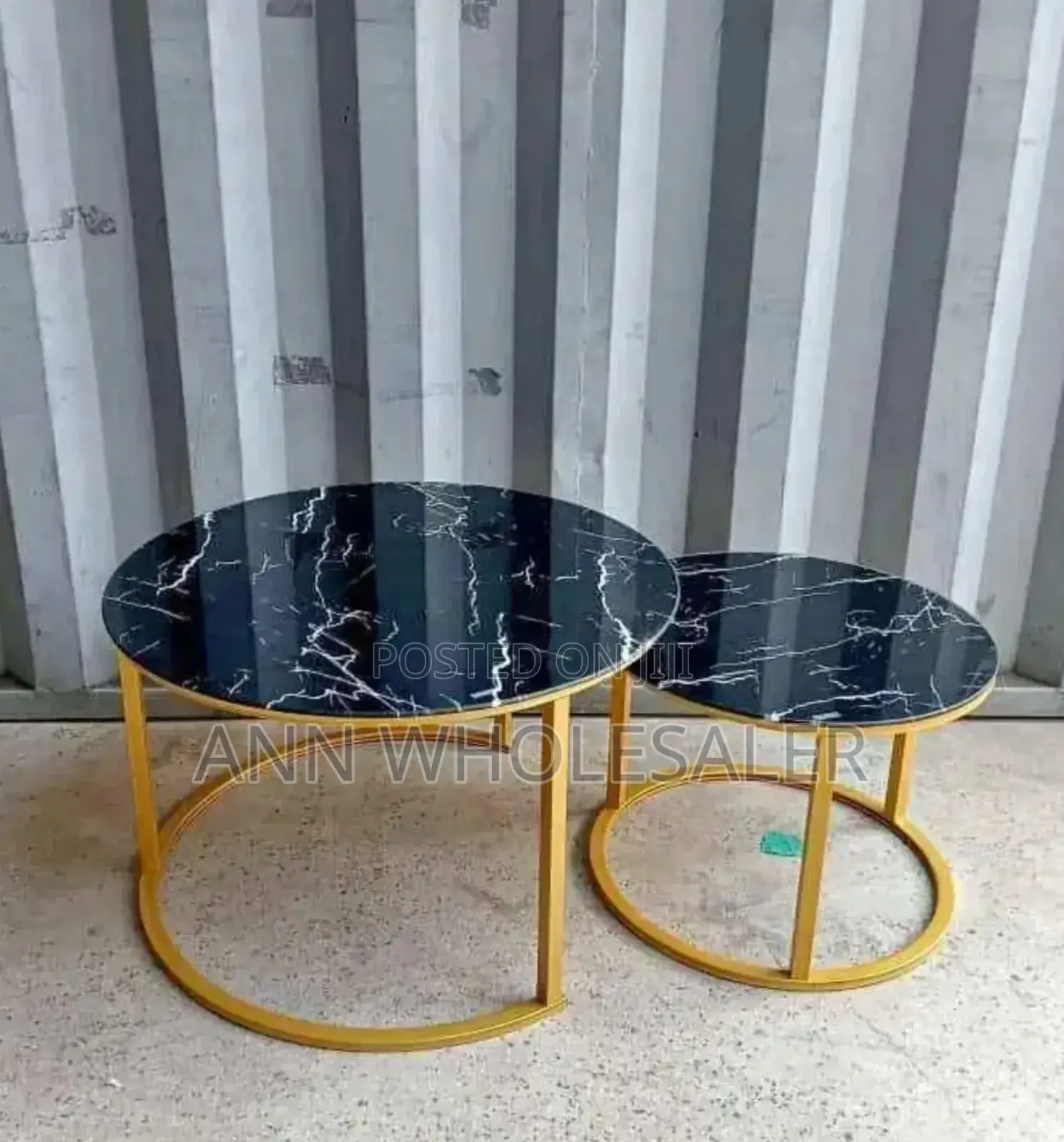Black-Nesting-Coffee-Table-Marble-Effect