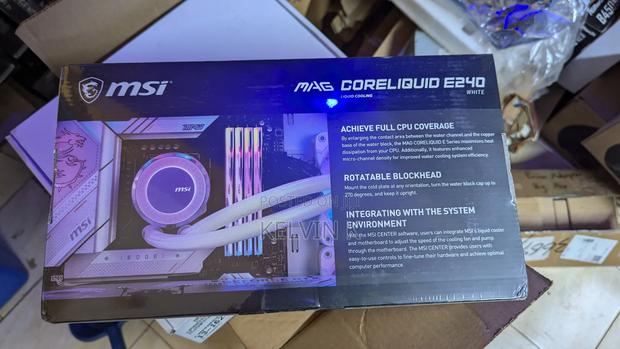 Msi Coreliquid E240 Aio Liquid Cpu Cooler White - thumbnail 2