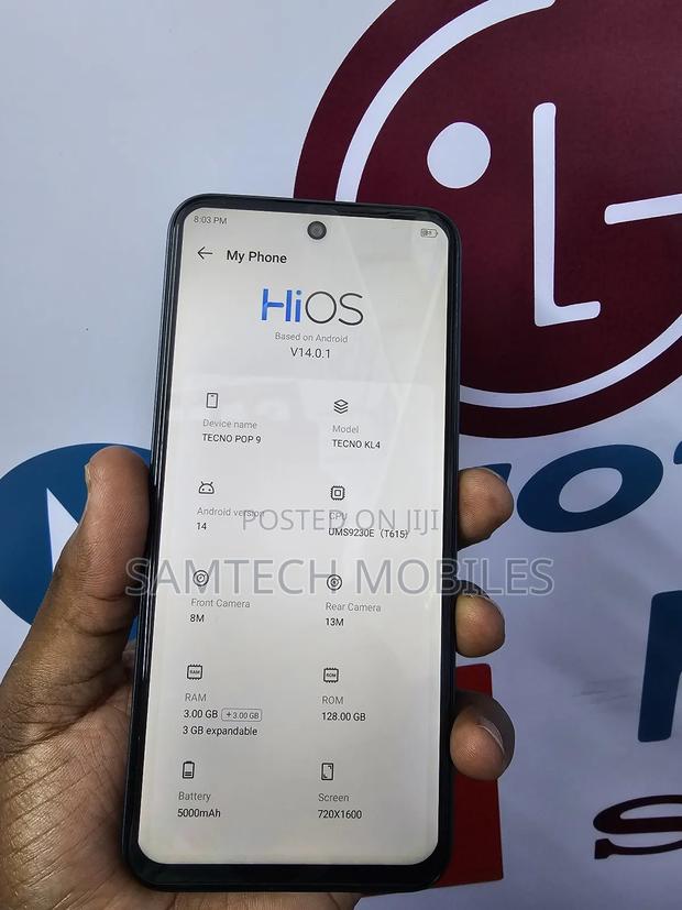 Tecno Pop 9 128 GB Black - thumbnail 4