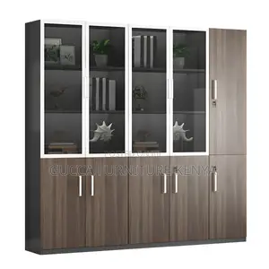 Cabinets:3-Door File Cabinet With Lock for Home or Office