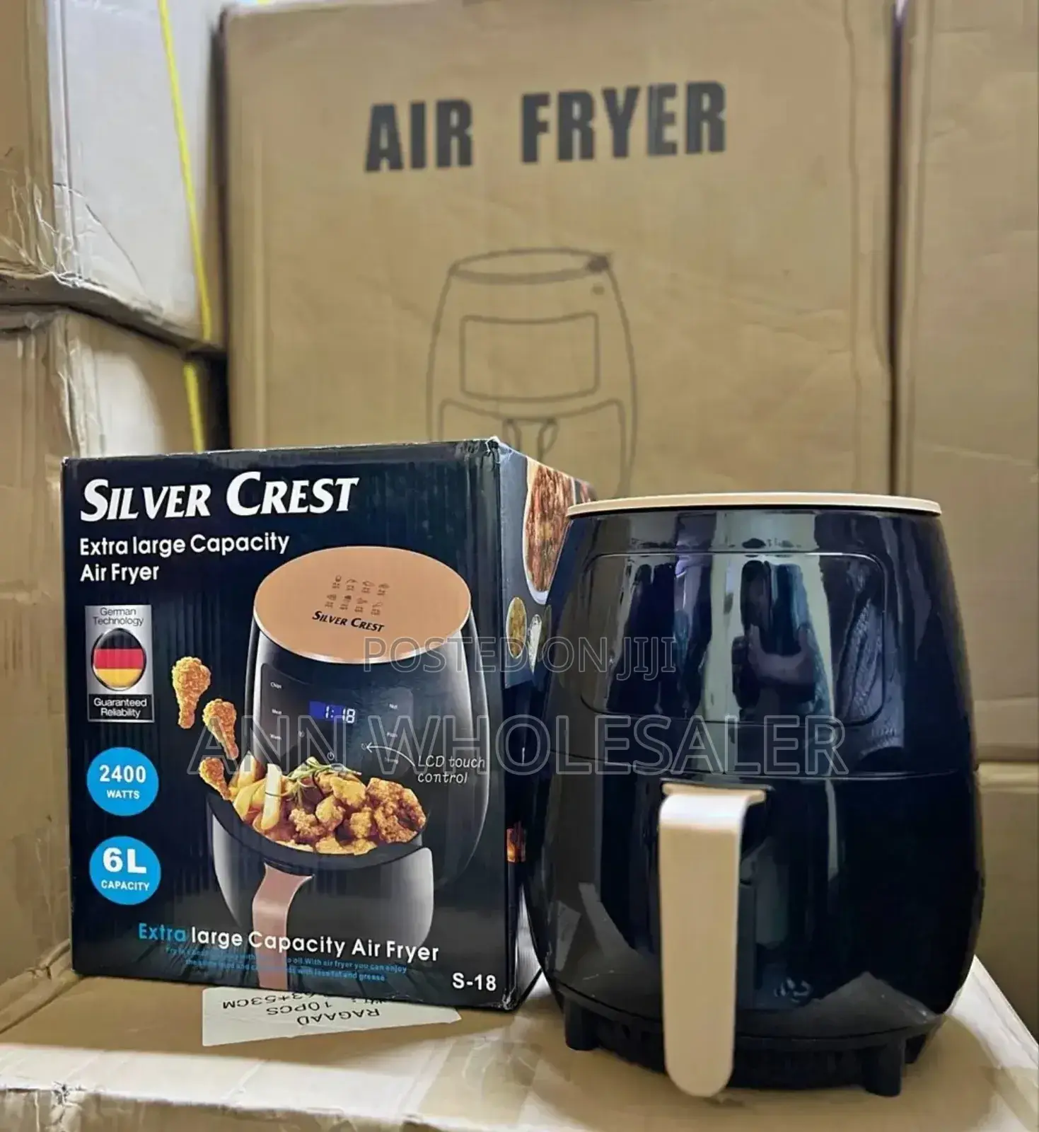 Air-Fryer-Silvercrest-6l-Oilless-Nonstick-Digital-Air-Fryer
