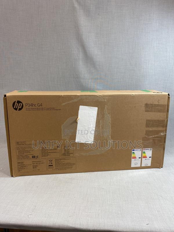 HP P34hc G4 WQHD Usb-c Curved Monitor 4 Inch