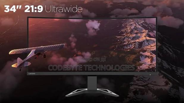 Lenovo G34w-30 34" UWQHD Curved Gaming Monitor^°G34w-30 34"