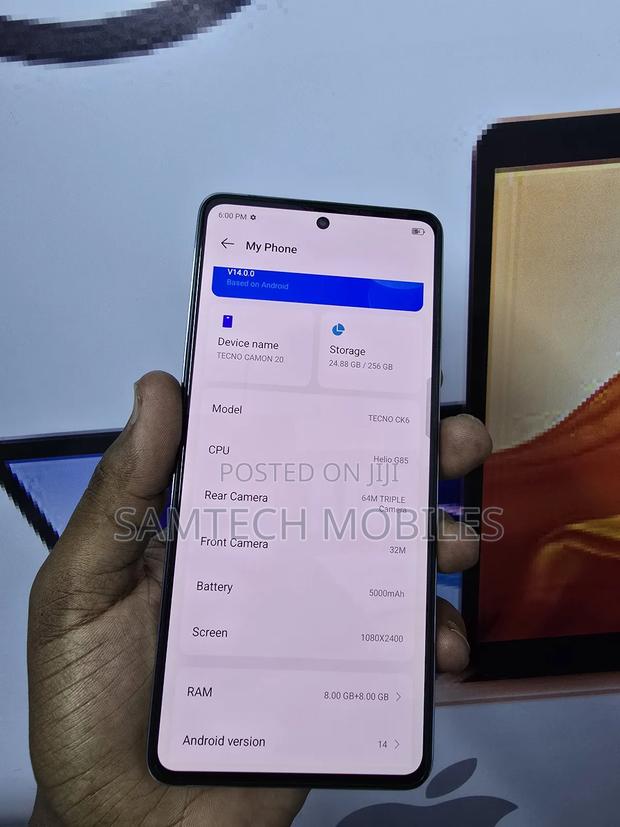 Tecno Camon 20 256 GB Silver - thumbnail 5