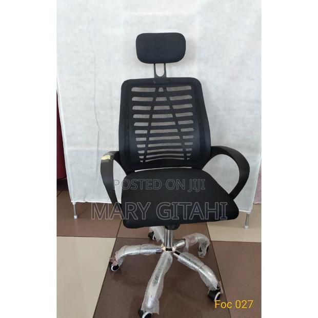 Secretarial Mesh Office Chair With Headrest at 5799