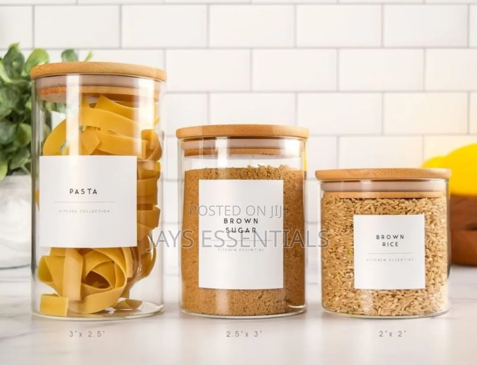 2L Glass Storage Jars