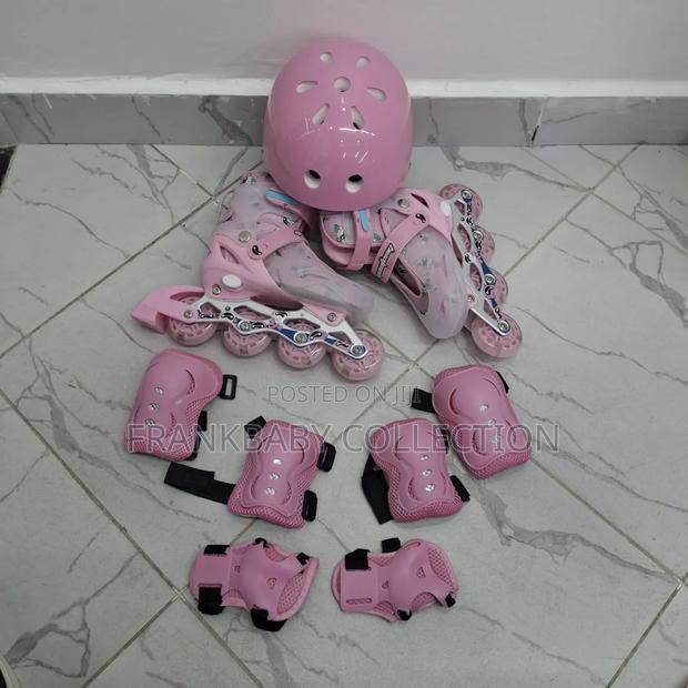 Rubber Wheels Pink Skate Shoes - main view