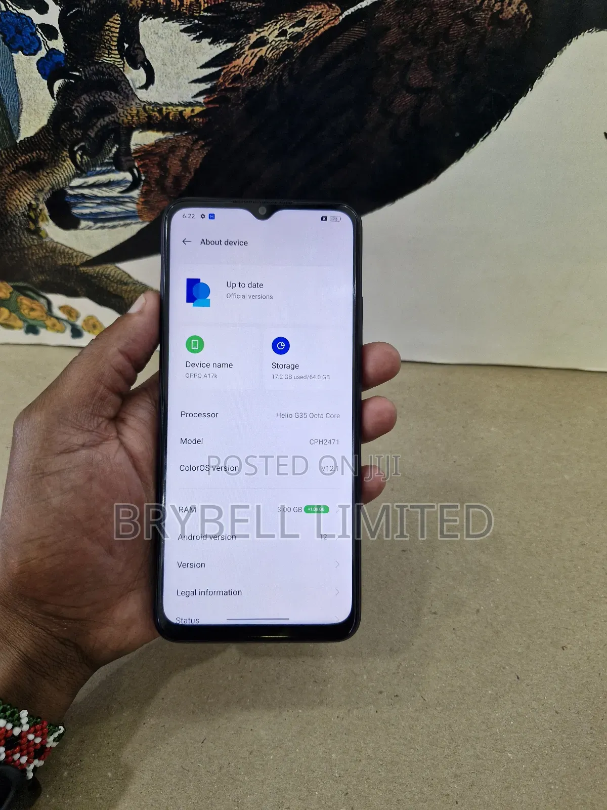 Oppo A17K 64 GB Blue