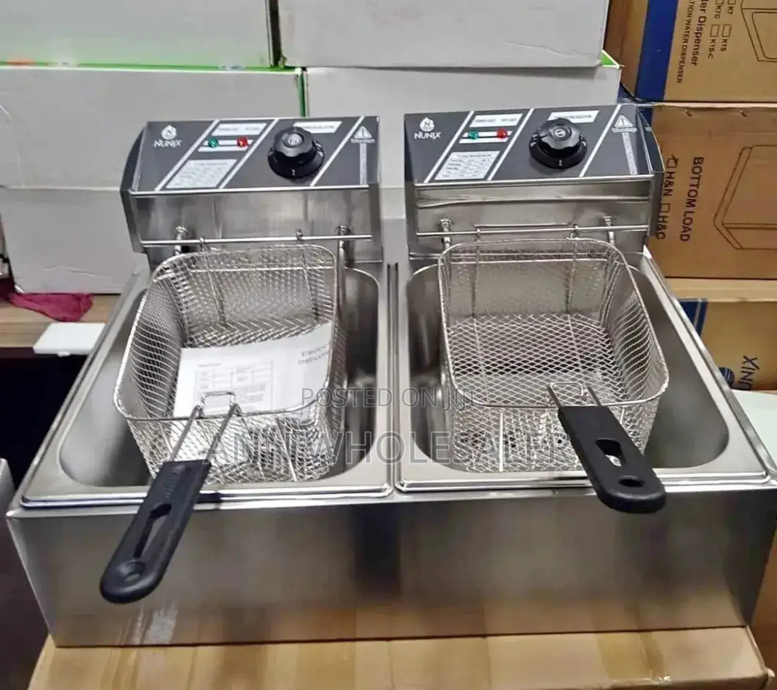 Nunix-Commercial-Nunix-Double-Stainless-Steel-Deep-Fryer