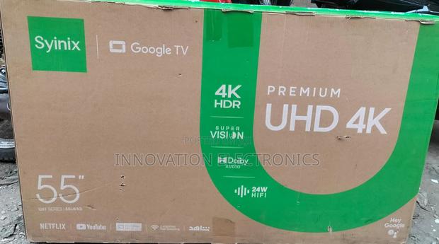 Syinix 55 Inch 55u61g Smart Uhd Android Tv