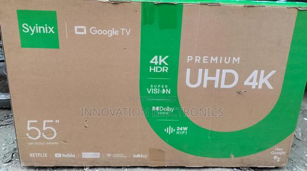 Syinix 55 Inch 55u61g Smart Uhd Android Tv - thumbnail 2