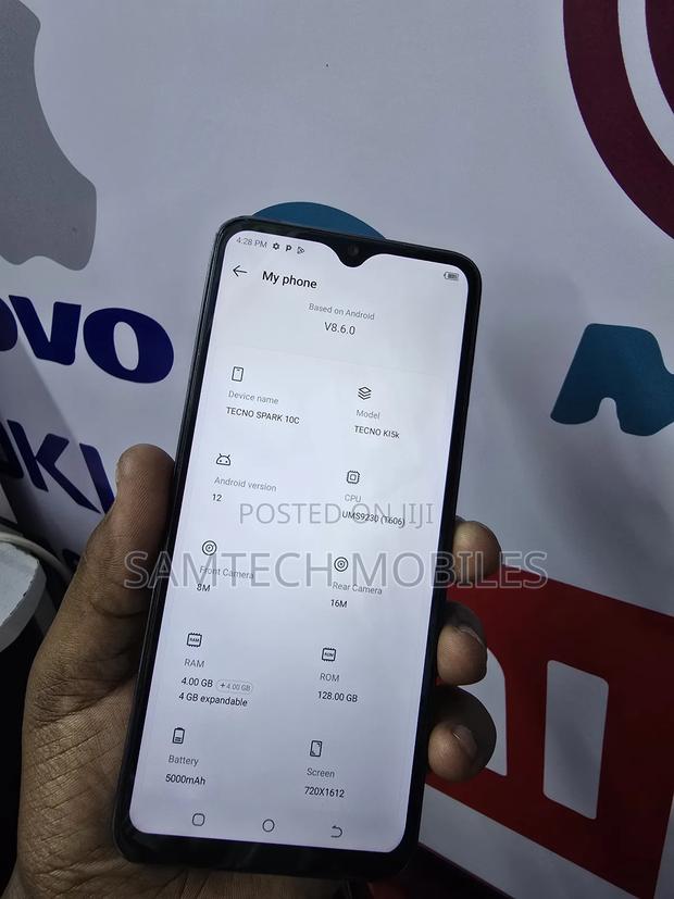 Tecno Spark 10C 128 GB Gray - thumbnail 5