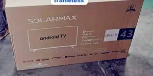 Solarmax 43"Inch Frameless Smart Android TV, BLUETOOTH