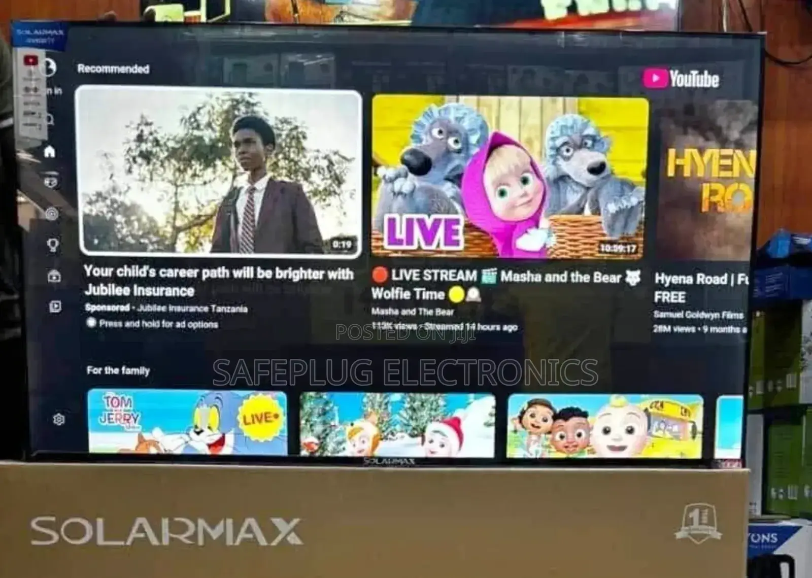 50inches Solarmax Smart Android Tv.