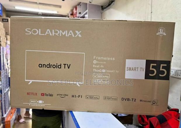 Solarmax 55inches Smart Tv. - main view