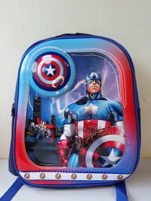 3D Avengers School Bag