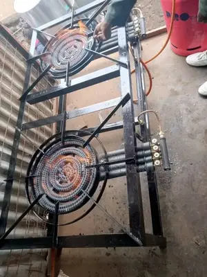 Locally Fabricated Mild Steel 4 Rings Two Burner