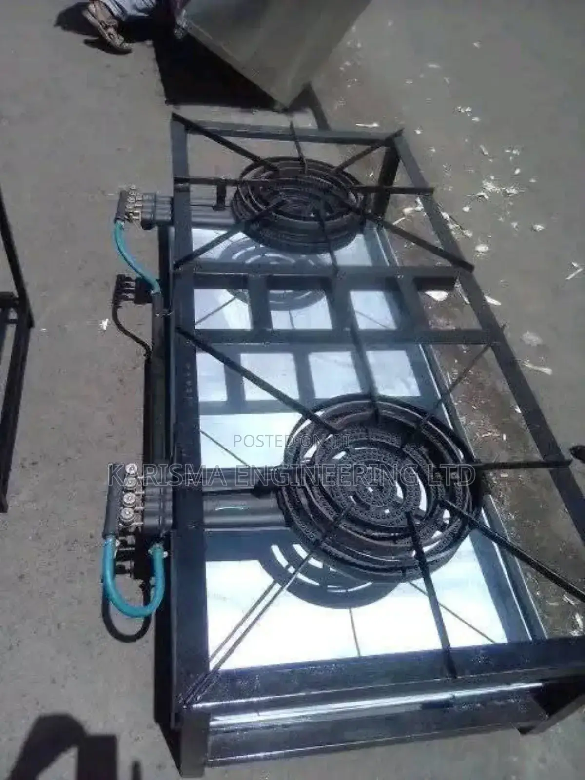 4 Rings Two Burners Cooker