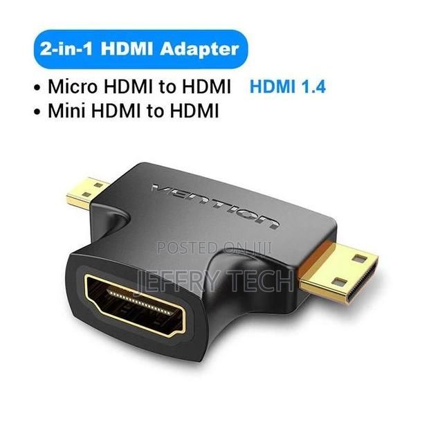 Vention Mini HDMI Adapter Gold Plated Mini HDMI to Standard