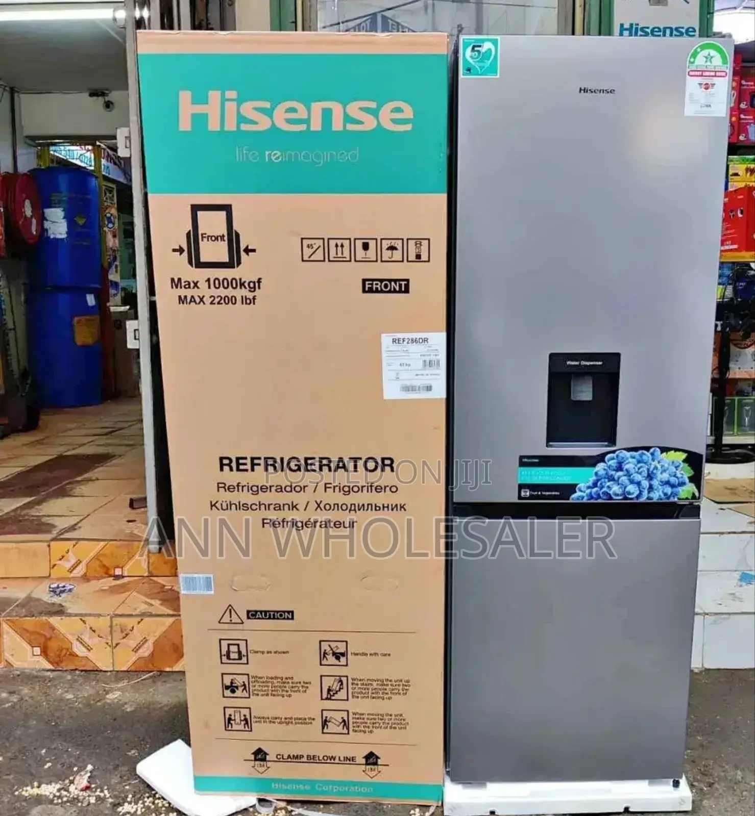 Hisense-292l-Bottom-Mount-Freezer-Fridge-Ref286dr