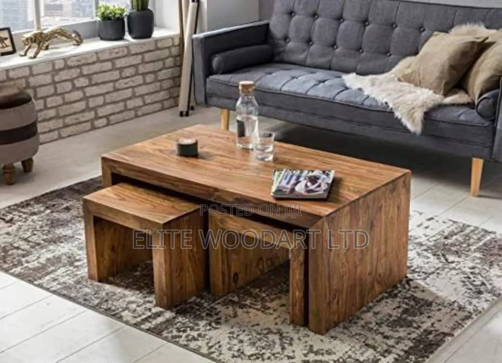 Rustic Nesting Table
