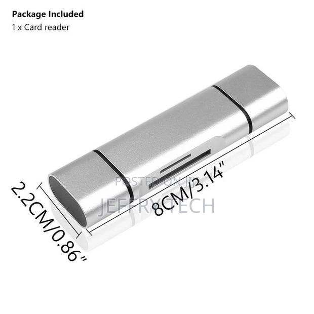 SD Card Reader 3 in 1 USB 3.0/Micro USB/Type C