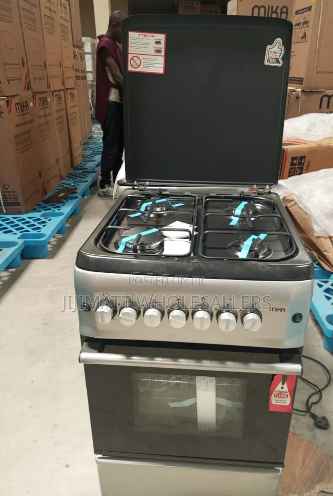 Mika Full Gas 50*55 Standing Cooker With One Year Warranty