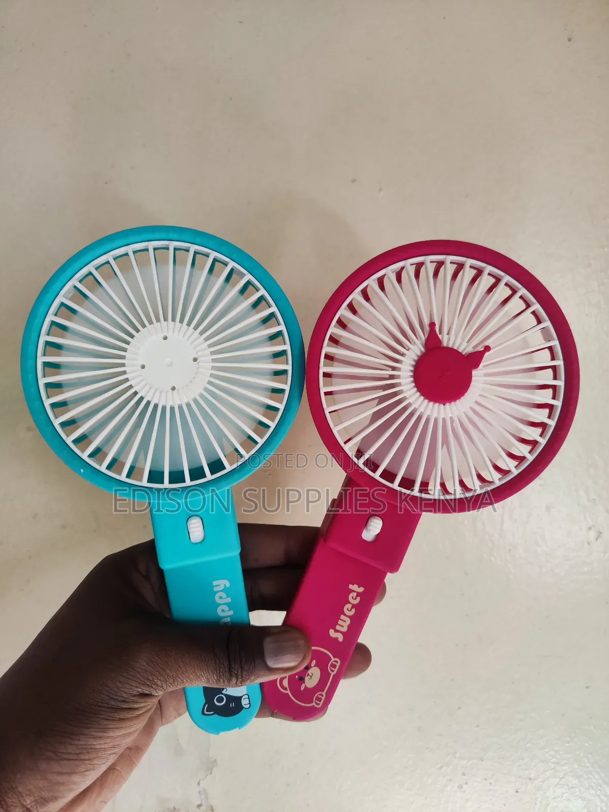 Hand Fans Cute Powerful Folding Table Fan
